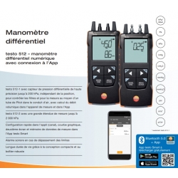 Testo - 512-2 Manomètre...