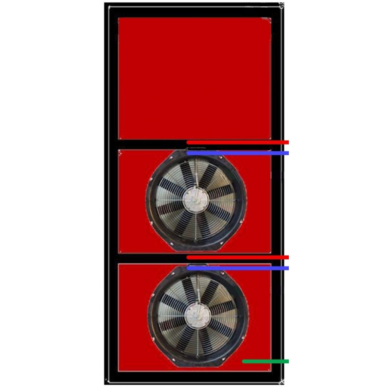 Bâche standard 2 trous BlowerDoor