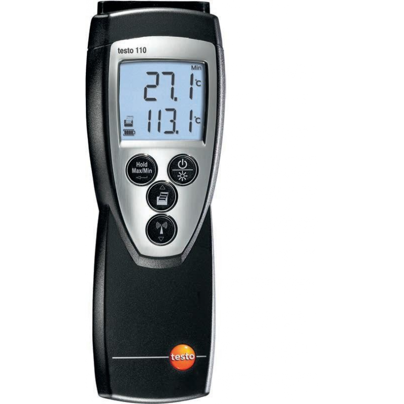 Thermomètre de précision Testo 110 avec sonde d'ambiance (CTN)
