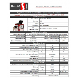 R-LiK 8.1 auto-contrôle des réseaux aérauliques ventilation