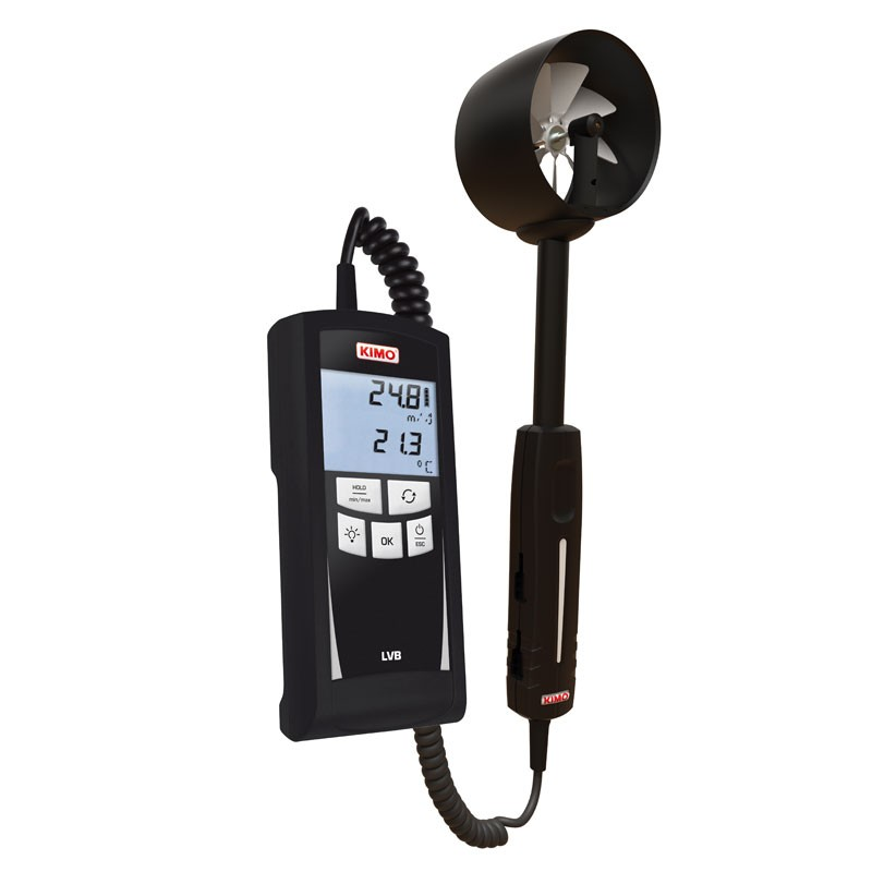 Kimo LVB - Thermo-Anémomètre à hélice Ø 70 mm Kimo LVB - Thermo-Anémomètre à hélice Ø 70 mm